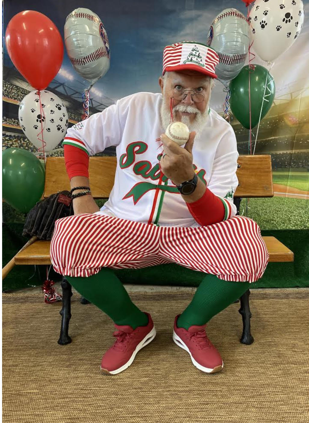 CJ Kringle at a baseball stadium event